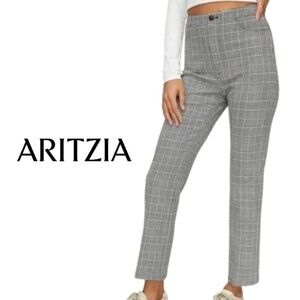 SUNDAY BEST Aritzia Best Freshman Check Pants Black White - Size 0